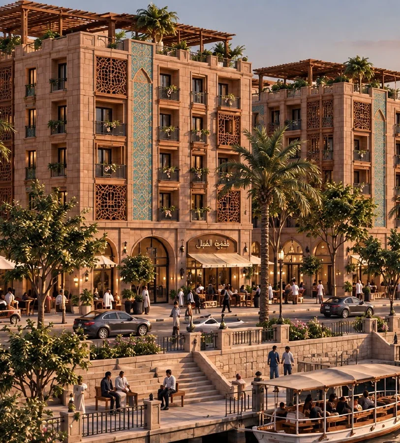 MASKAN Al Fustat: architectural concept visual by MSK26-T07